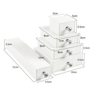 Coffret cadeau d'affaires pour femmes Crown Win, boîte en papier rigide de haute qualité, couleur unie, tiroir coulissant, avec doublure en éponge - Product Image 4