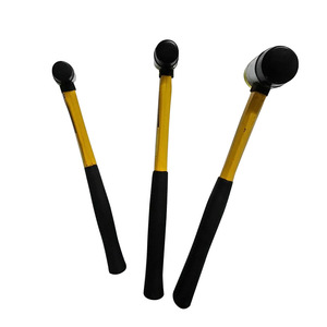 Marteau de mastication en caoutchouc à double tête avec manche en fibre – Offre Spéciale - Product Image 4