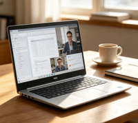 Yingtouch 14,1-Zoll Business-Office-Laptop Intel I5-1235U 16GB 256GB SSD 1080x1920 Bildschirm EU-Stecker Lange Akkulaufzeit Tragbar
