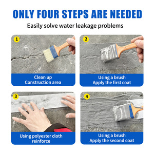 Sigillanti e <span class=keywords><strong>materiali</strong></span> impermeabili ecologici moderni per il restauro del tetto della fondazione del seminterrato - Product Image 5