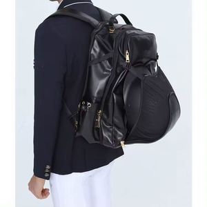 Muestra Gratuita, Mochila Ecuestre Personalizada, Impermeable, para Exteriores, con Soporte para Casco, Bolsa para Equipo de Equitación - Product Image 5
