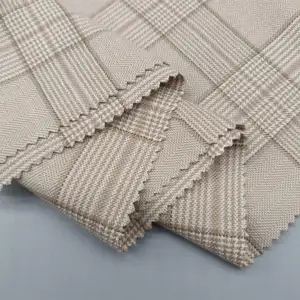 Trung bình nhẹ TR 65% t 33% r 2% SP vải TR Spandex suiting vải