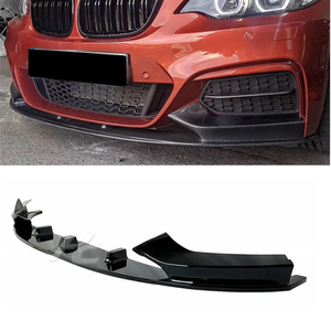 HC Auto rimontaggio parti lucide nero labbro anteriore Splitter per <span class=keywords><strong>BMW</strong></span> serie <span class=keywords><strong>2</strong></span> F22 coupé 2014 2015 2016 2017 2018 <span class=keywords><strong>2019</strong></span> 2020 2021 - Product Image 3