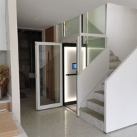 Ascensore per Passeggeri FUJI per Piccole Ville Moderne con Azionamento AC e Trazione Senza Ingranaggi per 2 Persone