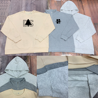 Sudadera de Forro Polar Suave y Holgada para Hombre, 310GSM, con Estampado Personalizado y Bordado, Ecológica, para Gimnasio y Fitness, de Lujo, Corte Cuadrado, Sólida, de Gran Venta