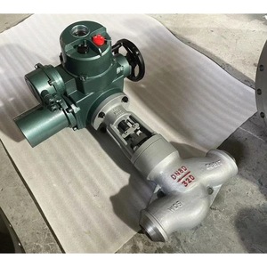 Vanne d'arrêt J961Y-320C DN80 3 pouces en acier moulé, résistante aux hautes températures, électrique et manuelle, double usage, type interrupteur - Product Image 5