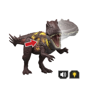 Figura de Juguete de Dinosaurio Spinosaurus-JKL83 de la <span class=keywords><strong>Serie</strong></span> Oficial Jurassic World de Mattel, con Sonido y Ataque, Sonido y Luz, Articulaciones Móviles, para Niños - Product Image 4