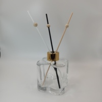 Diffuseur de parfum unique en verre de 200 ml pour usage domestique et laboratoire, avec bouchon à vis et joint en caoutchouc, KeRuiJia KRJ-GH31