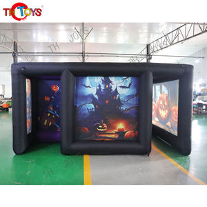 9mX3m pour les enfants jouant à cache-cache horreur événements de fête commerciaux gonflables 2024 nouveau design maison hantée <span class=keywords><strong>labyrinthe</strong></span> d'halloween - Product Image 6