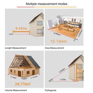 Mini télémètre laser portable <span class=keywords><strong>rechargeable</strong></span> <span class=keywords><strong>USB</strong></span> 40m Règle électronique infrarouge de haute précision Télémètre laser - Product Image 6