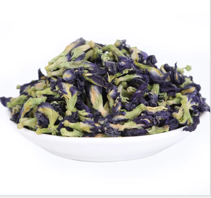 Livraison immédiate de thé bleu de qualité standard thé de fleurs de pois papillon séché naturel