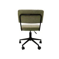 Chaise pivotante de bureau en velours pour ordinateur, directement réglable en hauteur, Europe du Nord, vente en gros en usine