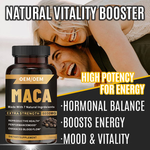最高強度の成人用マカ根カプセル、標準化されたエキスで男性の性欲増強とエネルギー補給をサポート - Product Image 3