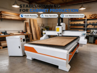 Routeur CNC 1325 avec broche de refroidissement par eau 3,2 kW pour la fabrication de panneaux publicitaires, la gravure sur bois et acrylique, modèle DSPA11