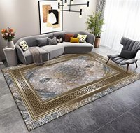 Tapis de salon à prix compétitif, décoration intérieure, tapis de luxe, tapis en velours cristal pour salon