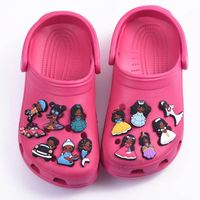 Aksesoris Sepatu Hewan PVC Lucu Kartun Monyet Kucing Anjing untuk Sepatu Clog, Sepatu Berlubang, Dekorasi, Hadiah untuk Anak-anak, Pesta, Luar Ruangan