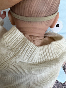 Poupée réaliste NPK de 18 pouces/45 cm, jouet pour bébé, cadeau de Noël, poupée artisanale, poupée en silicone mignonne, poupée reborn endormie - Product Image 6