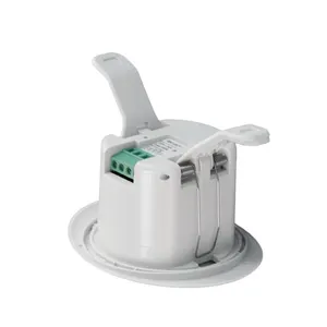 Interruptor de control de sensor de movimiento PIR infrarrojo de montaje en techo de 24V CC inteligente con tiempo de retardo ajustable para aire acondicionado