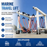 Model Terlaris 40 Ton Marine Travel Lift Kustom untuk Klub Kapal Pesiar dan Bengkel Perbaikan Kapal