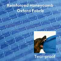 Vollständig orthopädisches, wasserdichtes Oxford-Luxus-Hundebett mit umfassender Unterstützung, modern, solide, für den Sommer, groß, mit abnehmbarem, waschbarem Bezug