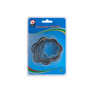 Stampo per torta ai fiori di prugna in acciaio inossidabile, set da 12 pezzi per la cottura di torte decorative - Product Image 1