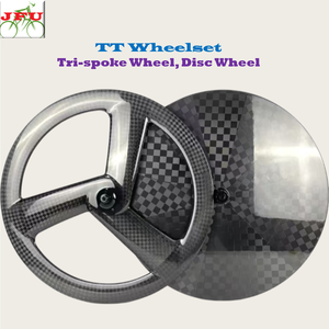 Juego de Ruedas de Carbono de Tres y Cuatro Radios para Bicicletas de Contrarreloj y Triatlón, Piezas para Bicicletas Cervelo Pinarello. Colnago. Cañón. Factor.<span class=keywords><strong>Scott</strong></span> - Product Image 3