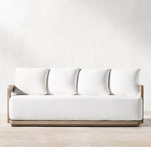 Set di Divani <span class=keywords><strong>da</strong></span> Giardino di Lusso <span class=keywords><strong>in</strong></span> Legno di <span class=keywords><strong>Teak</strong></span> per Hotel Moderni, <span class=keywords><strong>Mobili</strong></span> <span class=keywords><strong>da</strong></span> <span class=keywords><strong>Esterno</strong></span> <span class=keywords><strong>in</strong></span> Legno Massello Impermeabili per Resort e Patio - Product Image 3