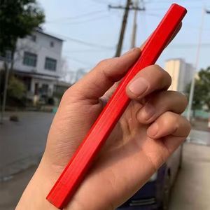 Crayons plats HB de 7 pouces pour menuisier, en bois, à mine noire, personnalisables avec logo, pour le travail du bois, promotion en gros - Product Image 5