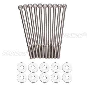 Kit de boulons de collecteur d'admission de voiture en acier inoxydable pour moteurs Chevrolet V8 GEN III IV LSX LS1 LS2 LS3 LS6 LS7 - Product Image 3