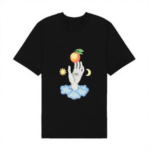 เสื้อยืดคอกลมทรงสปอร์ตแคชชวล ยูนิเซ็กซ์ พิมพ์โลโก้ได้ตามต้องการ ระบายอากาศได้ดี ทรงพอดีตัว สีแดงเลือดหมู คอร์ดูรอย ลายเสือดาว - Product Image 3