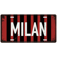 Placa de decoración de matrícula de 15x30cm, cartel de hojalata personalizado Vintage, cartel de Metal de ciudad Vintage, arte de pared Retro decorativo
