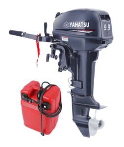 YAHATSU 2-Takt 9,9 PS Außenbordmotor Bootsmotor Marine Kompatibel mit YAMAHA Ersatzteilen - Product Image 1
