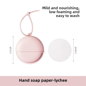 50 feuilles de <span class=keywords><strong>savon</strong></span> en papier soluble dans l'eau <span class=keywords><strong>pour</strong></span> voyage, mini <span class=keywords><strong>savon</strong></span> en papier portable <span class=keywords><strong>pour</strong></span> les mains - Product Image 5