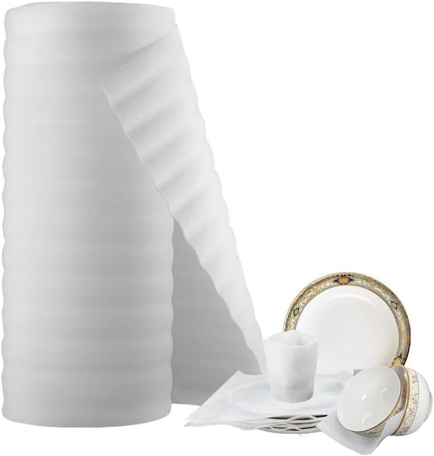 EPE Foam Packing Roll-Eco-Friendly Recyclable Cushioning for Fragile Items Shockproof Transportation Protection