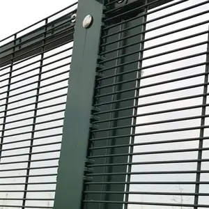 Vinil kaplı yüksek güvenlik tel güvenlik CLEARVU çit