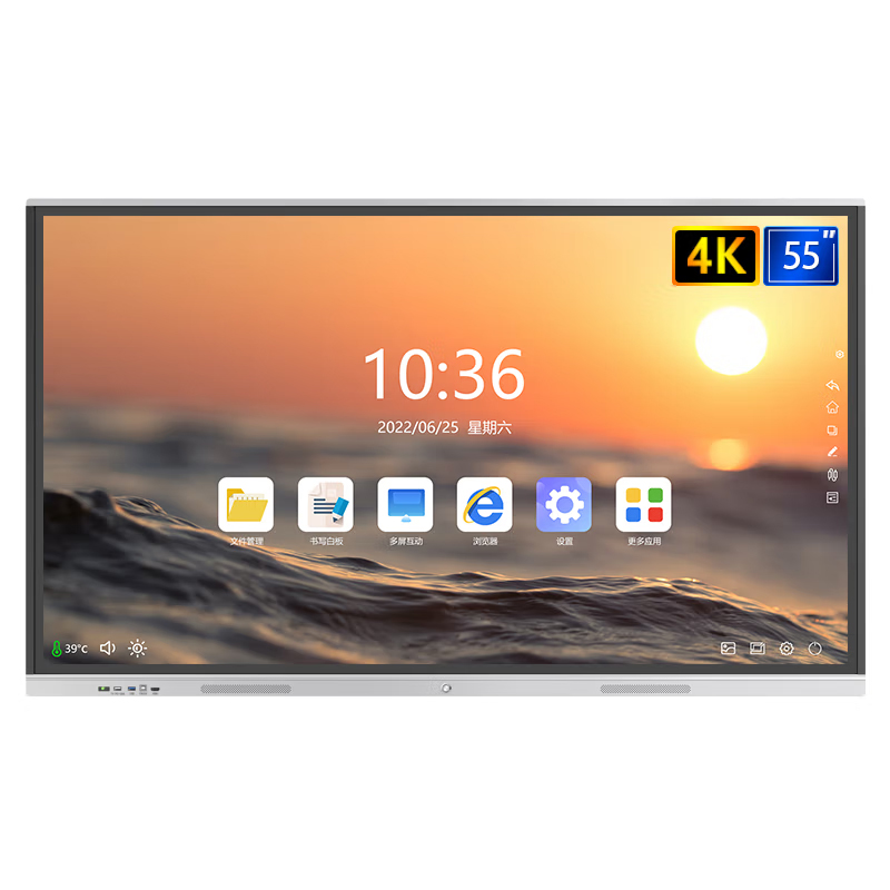 86 дюймов, 4k, Заводская смарт-белая доска, интерактивная доска, сенсорный экран для средней школы для Samsung, ЖК-экран