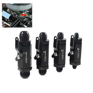 Vanne de retenue unidirectionnelle en aluminium AN6 pour modification automobile, filtre à carburant, vanne d'arrêt, pièces de performance automobile - Product Image 1