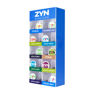 OEM 2025 USAディスプレイZyn Fox Velo IcebergケースPVCスモークショップアパレルごみセメントキャンディー - Product Image 4