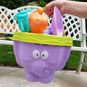 Vente en gros de seau en forme d'hippopotame jouets de sable de plage jouets colorés d'été de plage en plein air jouets d'eau pour enfants de haute qualité pour enfant - Product Image 6