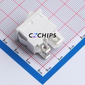 SS21-WW15EG-B(W1) Rocker Switch Through hole Component (THT),21x15mm Switch 12A 250V - Product Image 2