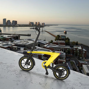 Mini vélo de ville électrique de 14 pouces de forme unique 400W moteur de moyeu arrière de puissance 36V 55KM de portée pour adultes petite famille de vélo <span class=keywords><strong>Nice</strong></span> Look - Product Image 3