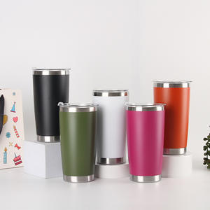 Gobelet isotherme à double paroi personnalisé de 20 oz, gobelet de voyage en acier inoxydable, gobelet thermique en vrac, gobelet de voyage isolé - Product Image 4