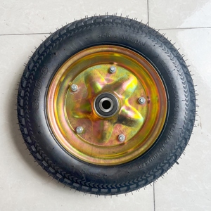 Yeni 14 İnç Ağır Hizmet Tipi Tekerlekler 3.50-4 300-8 350-8 Tek Tekerlekli El Arabası Perakende Satış Sokak Malzeme Taşıma Ekipmanı El Arabası - Product Image 1
