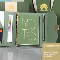 Carnet à anneaux détachable A5 en similicuir, impression de logo personnalisé, papier Dowling, bloc-notes étudiant, bloc-notes pour réunions d'affaires