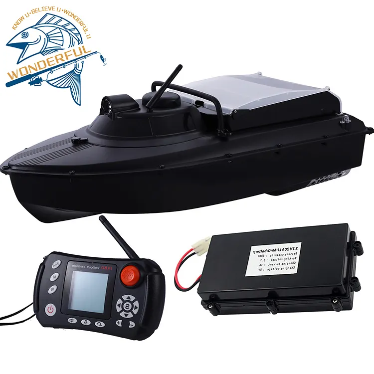 1000m Auto Rc Remote Control Throw Bait Night Lights Return Storage Gps Sonar Fish Finder Bait Boat With Good Price