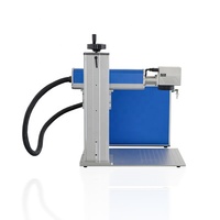 Machine de marquage laser à fibre RAYCUS 20W 30W 50W 60W pour gravure de cartes métalliques, logos et étiquettes rotatives