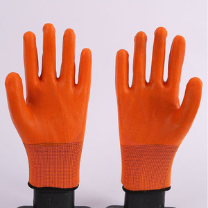 Guantes de trabajo Shipeng de nailon y PVC con cobertura total, 13 agujas, resistentes a ácidos y álcalis, antideslizantes, para uso industrial - Product Image 1