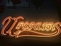 Enseigne Led Rgb personnalisée pour extérieur, lettre lumineuse à DEL avec effet de mouvement, lettres de signalisation en acier inoxydable avec éclairage frontal