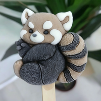 Direct usine, Sucette glacée 3D réaliste en forme d'animaux mignons de dessin animé, Forme et design personnalisés OEM/ODM, Dessert glacé en gros