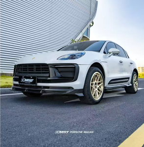 Diffuseur arrière et spoiler avant en fibre de carbone de style CMST de haute qualité, vente directe d'usine pour Macan 2022-2024 - Product Image 3